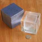 Glass Trophy Cube